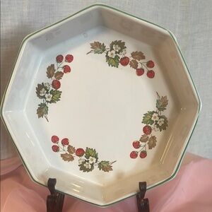 Vintage Octagonal Berry Plate
